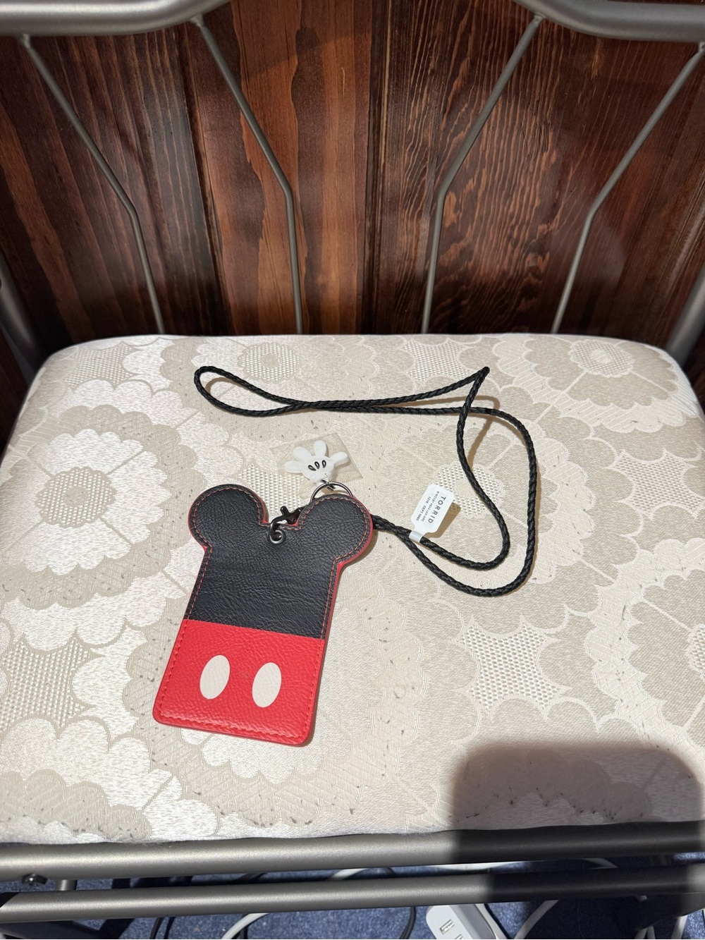 torrid Black and Red Mickey Ear Crossbody Cardholder